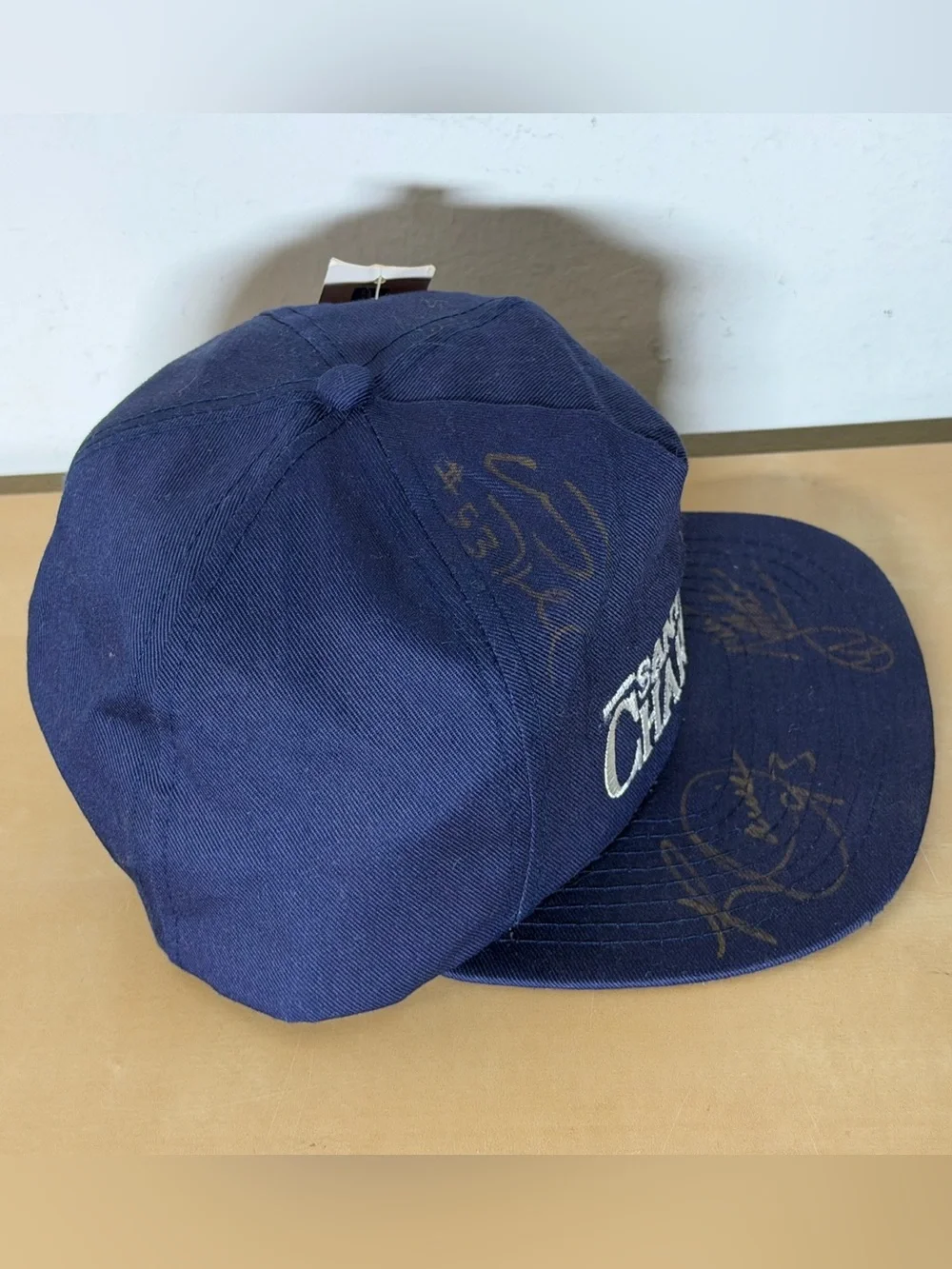 Vintage San Diego Chargers Signed NFL Pro Line Hat Davis Martin Hall Autographs